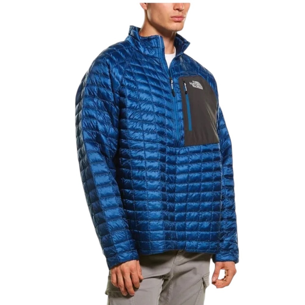 The North Face Thermoball 1/2 Xip Pullover in Blue Sz XL